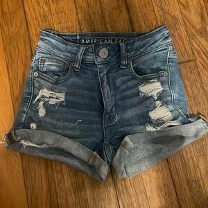 american eagle jean shorts